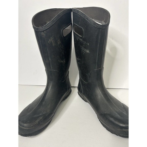Bogs Womens Classic High Handles Boot Black Size 12 / EU 43 - Picture 2 of 8